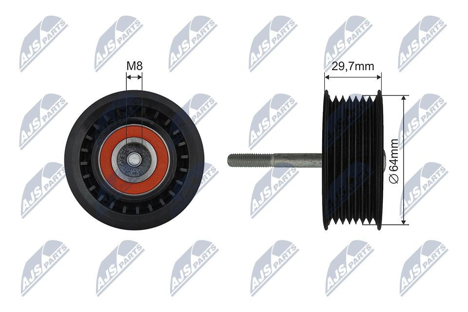 Ролик ременя ГРМ, паразитний Magneti Marelli MPQ1386 ціна, від 12.21 USD