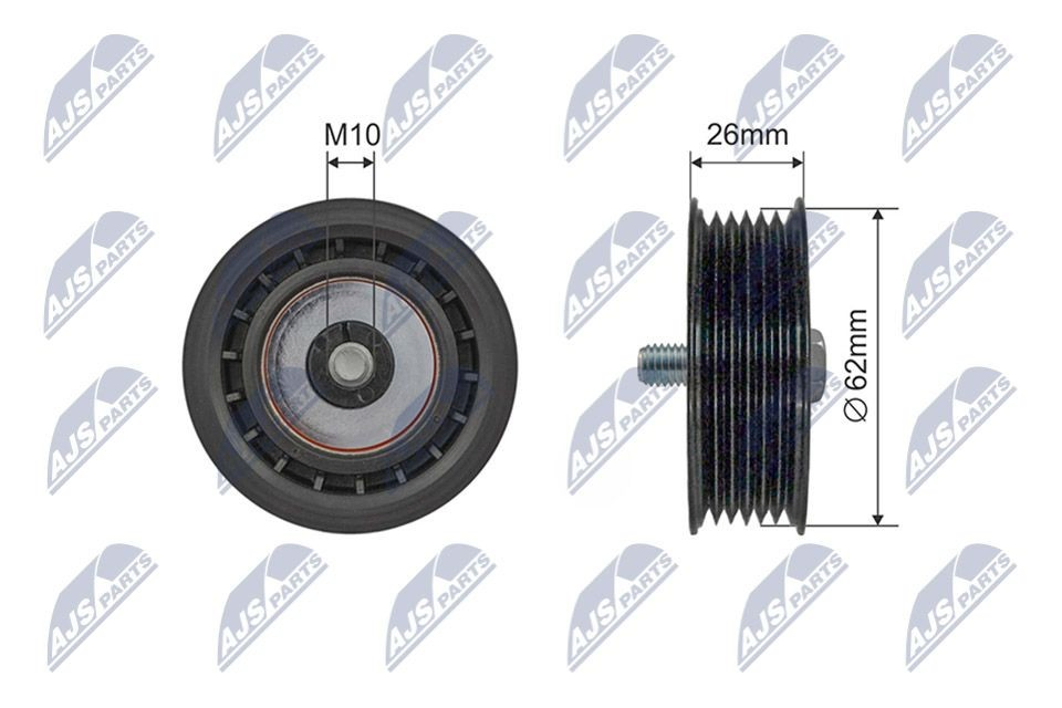 Ролик приводного ременя, паразитний 21347907 Pro-parts