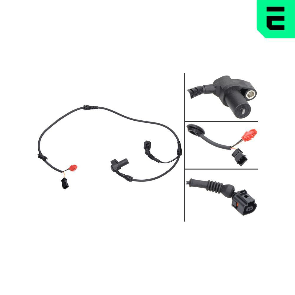 Датчик ABS передній Optimal 06S143 ціна, від 15.49 USD