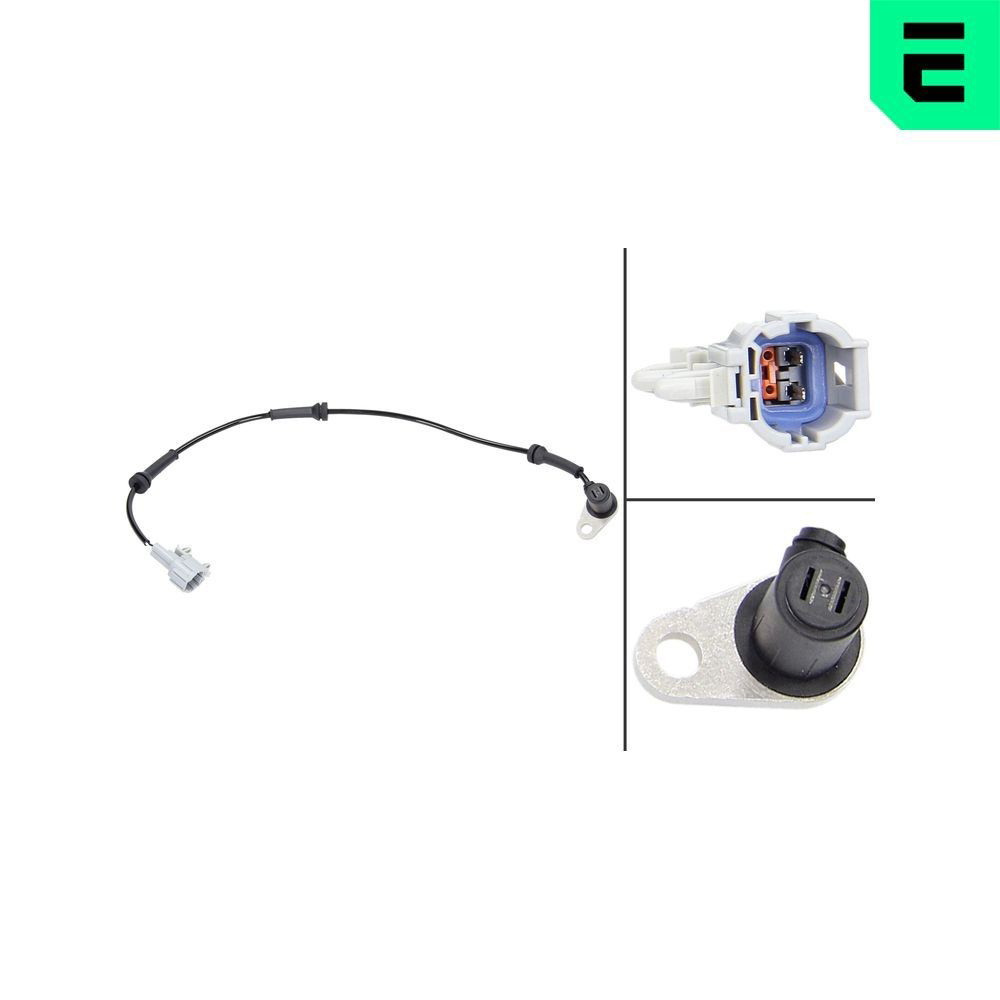Купити 06S386 Optimal Датчик АБС (ABS) задній, правий