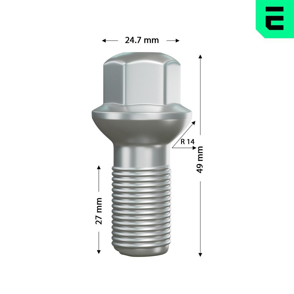 Колісний болт Optimal OPUWB1001120 ціна, від 2.94 USD