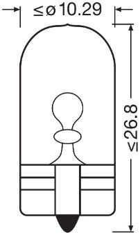 2825CBN02B Osram Лампочка плафону освітлення салону/кабіни