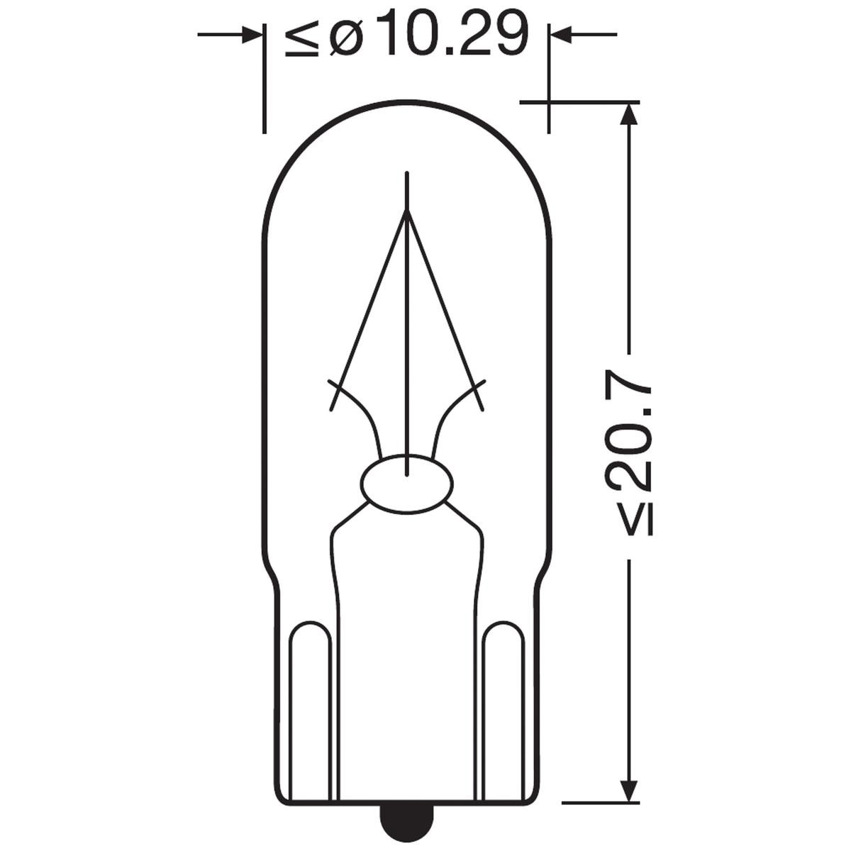 Лампочка 2840 Osram