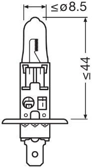 Лампочка галогенна Osram 64150NBSHCB ціна, від 1.64 USD