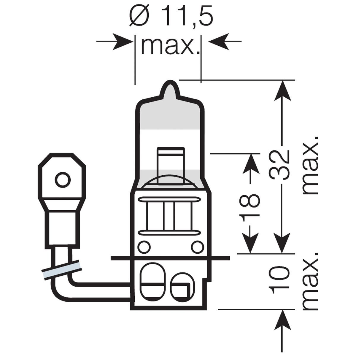 Купити 6415101B Osram Лампочка галогенна