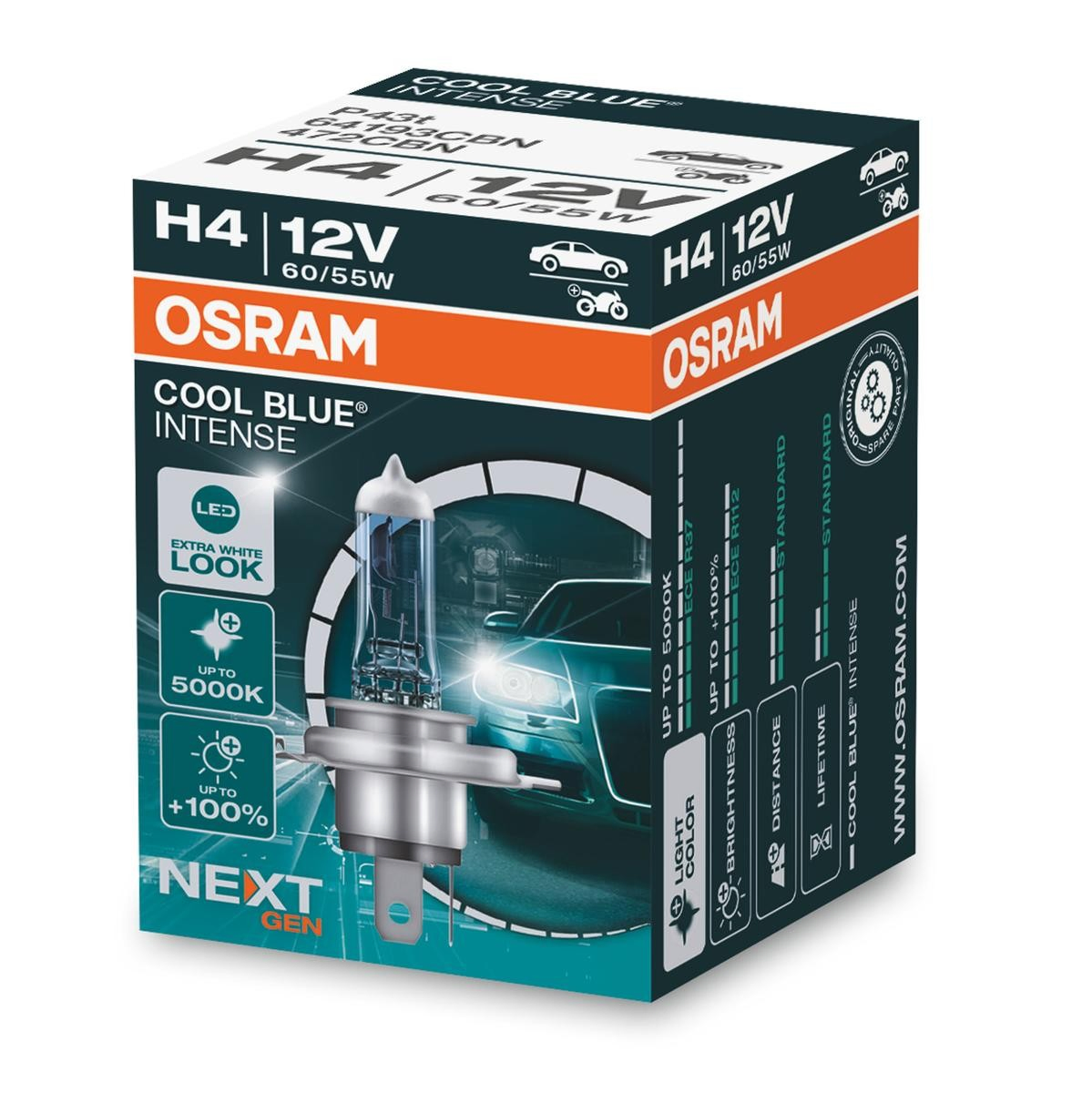 Лампочка галогенна Osram 64193CBN ціна, від 2.97 USD