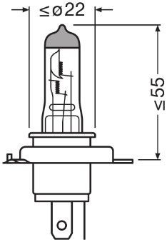 64196TSP Osram Лампочка галогенна