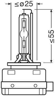 Лампочка ксеноновая 66548 Osram