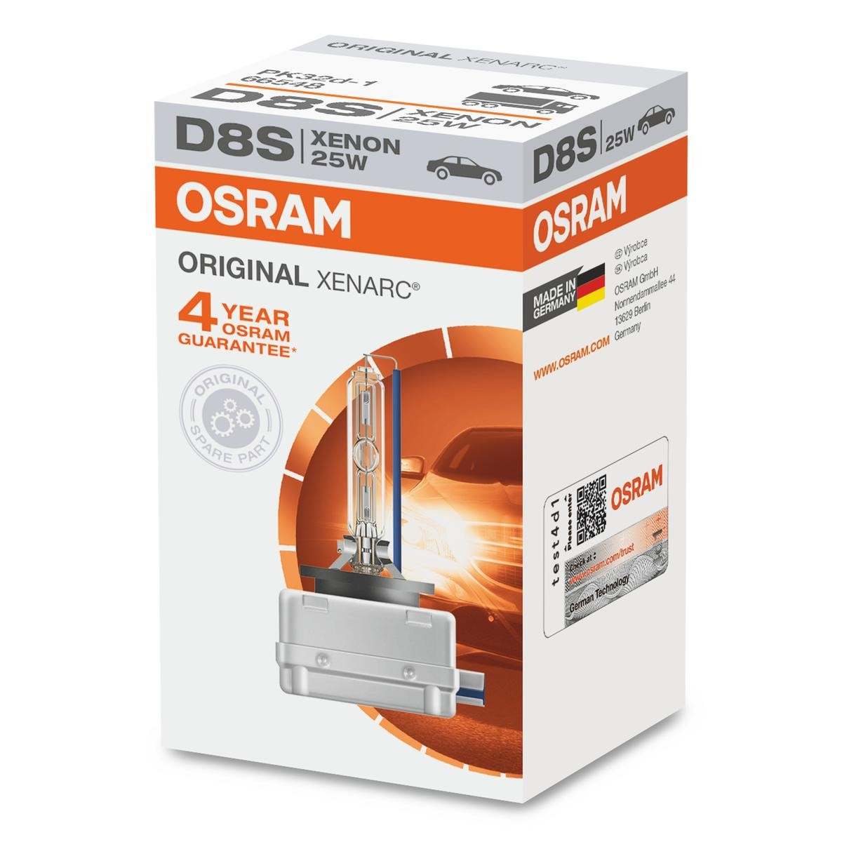 66548 Osram Лампочка ксеноновая