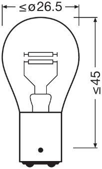 Лампочка 7528ULT02B Osram