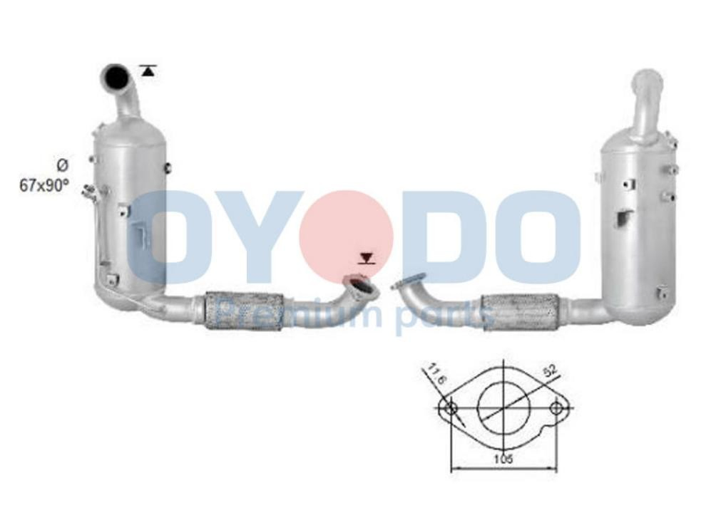 Фільтр ДПФ на Volvo V50  MW