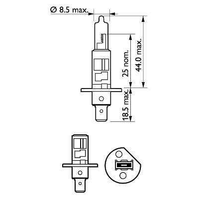 Лампочка галогенна Philips 12258XVPB1 ціна, від 1.94 USD