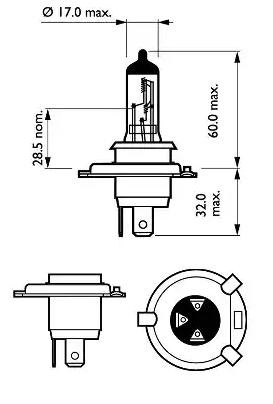 Лампочка галогенна 12342LLECOS2 Philips