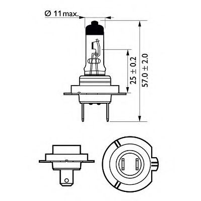 Лампочка галогенна Philips 12972CTVBW ціна, від 2.69 USD