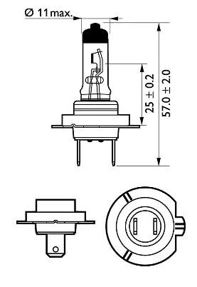 Лампочка галогенна Philips 12972VPB1 ціна, від 3.83 USD