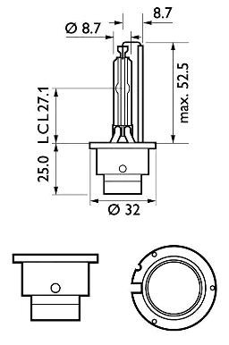 Ксенон Philips 42402XV2S1 ціна, від 28.69 USD