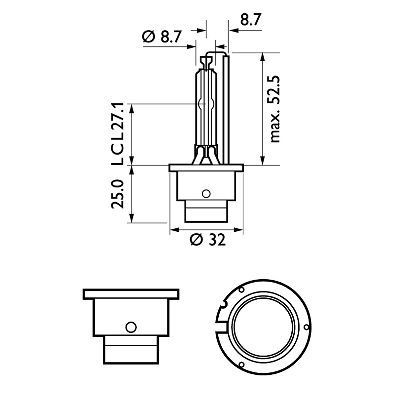 Купити 42402XV2S1 Philips Лампочка ксеноновая