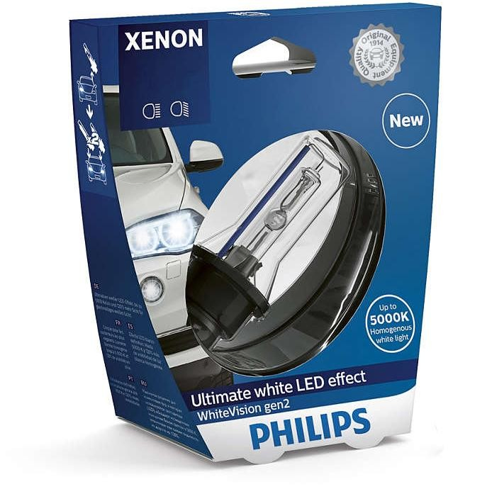 Ксенон Philips 85126WHV2S1 ціна, від 39.07 USD