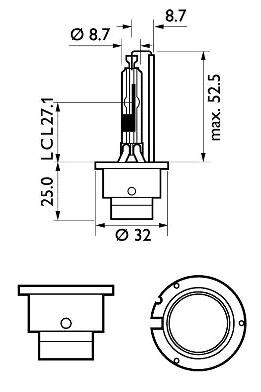 Биксенон Philips 85126WHV2S1