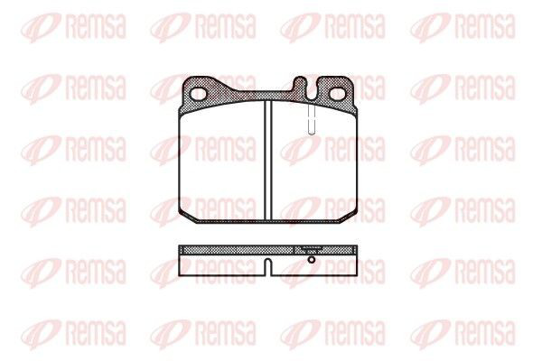 Гальмівні колодки Remsa 001020 ціна, від 25.59 USD
