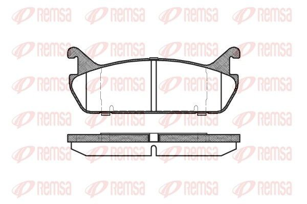 032900 Remsa Колодки гальмівні задні, дискові