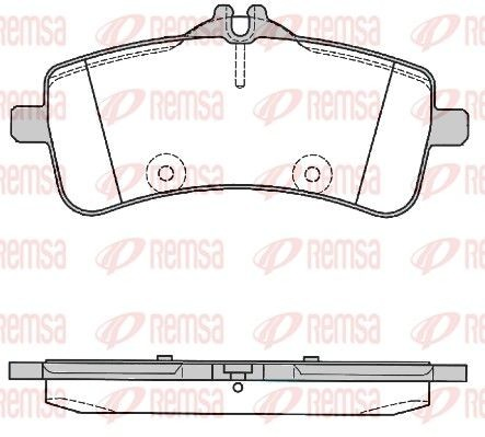 Тормозні колодки Mercedes A0074204220