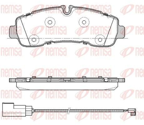LK4Z2200F Ford Колодки гальмівні задні, дискові