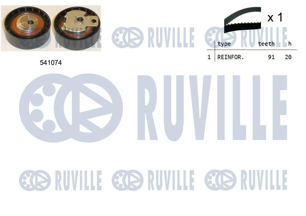 Комплект ГРМ Ruville 550054 ціна, від 39.01 USD