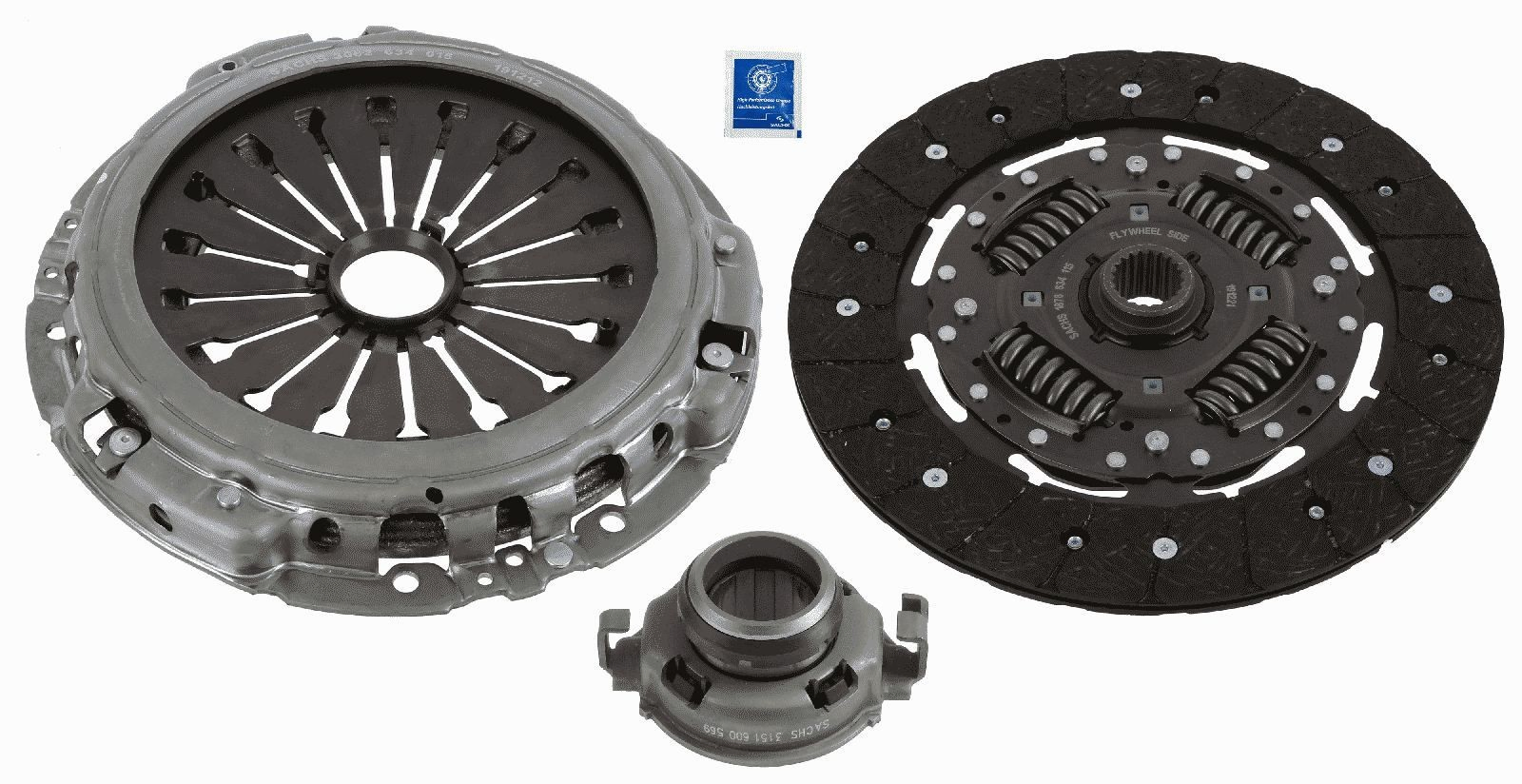 3000951615 Sachs Зчеплення в зборі