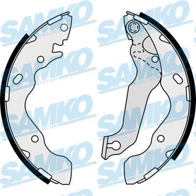 Колодки гальмові задні, барабанні H07SHOE902052 KAP