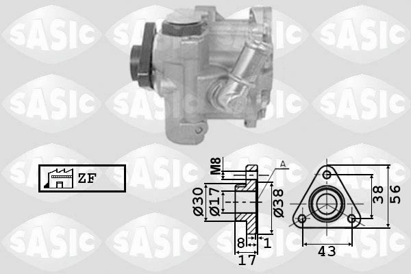 7076048 Sasic Насос гідропідсилювача
