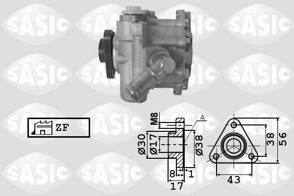 7076049 Sasic Насос гідропідсилювача