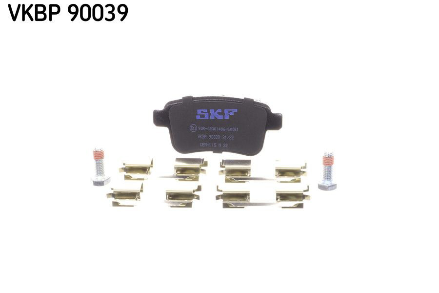 VKBP90039 SKF Колодки гальмівні задні, дискові