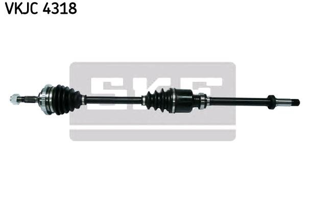 Піввісь передня, права SKF VKJC4318 ціна, від 82.14 USD