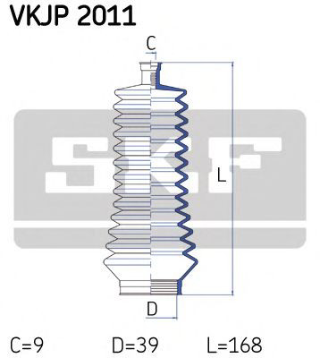 Пильник рульової рейки VKJP2011 SKF