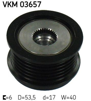 VKM03657 SKF Обгонна муфта генератора