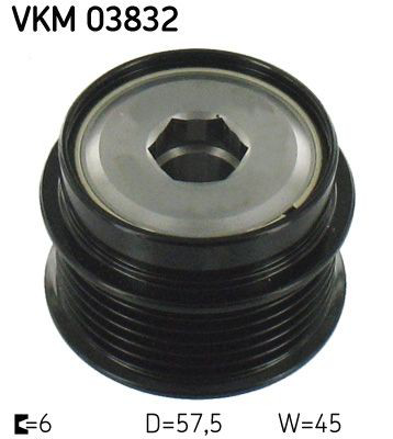 VKM03832 SKF Обгонна муфта генератора