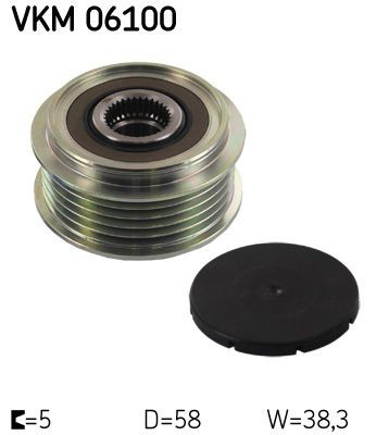 VKM06100 SKF Обгонна муфта генератора