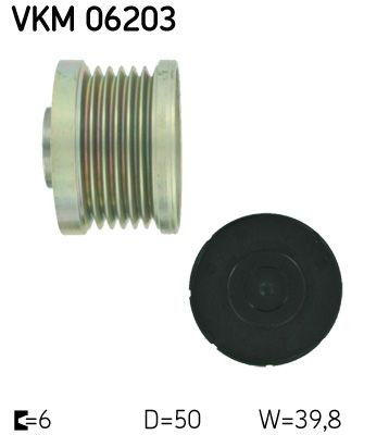 Купити VKM06203 SKF Шків генератора