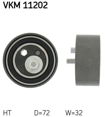 Ролик натяжителя ременя газорозподілу SKF VKM11202 ціна, від 35.07 USD