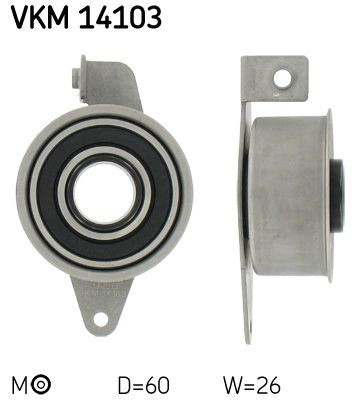 VKM14103 SKF Ролик натягувача ременя ПНВТ