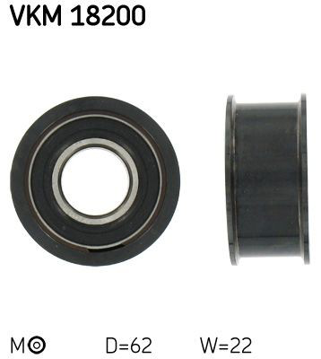 Ролик натяжителя ременя газорозподілу SKF VKM18200 ціна, від 9.50 USD