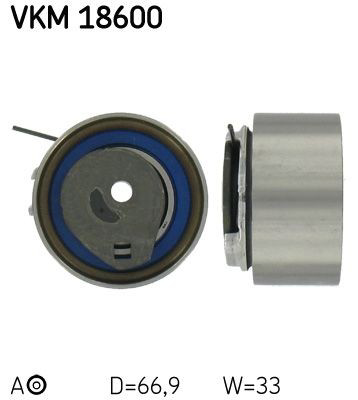 Натягувач ременя ГРМ SKF VKM18600 ціна, від 33.22 USD
