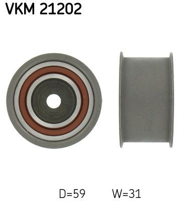 Ролик ременя ГРМ, паразитний SKF VKM21202 ціна, від 25.38 USD