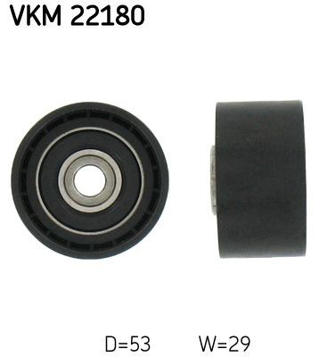 VKM22180 SKF Паразитний провідний ролик