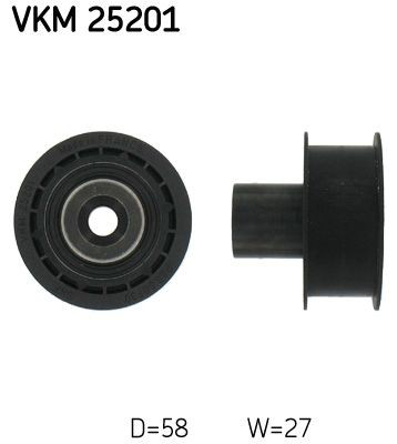 Паразитний провідний ролик на Opel Astra F 51, 52, F35, M35