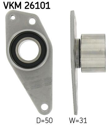 VKM26101 SKF Паразитний провідний ролик