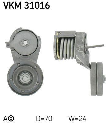 VKM31016 SKF Натяжна планка поліклинового ременя