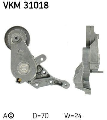VKM31018 SKF Натяжна планка поліклинового ременя