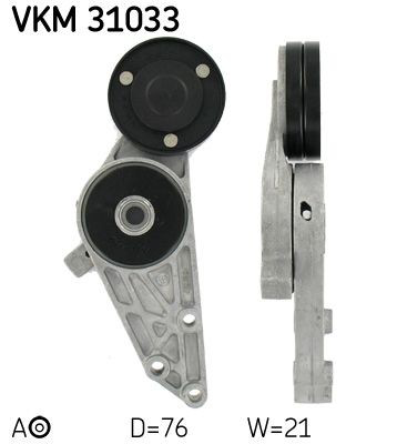 VKM31033 SKF Натяжна планка поліклинового ременя